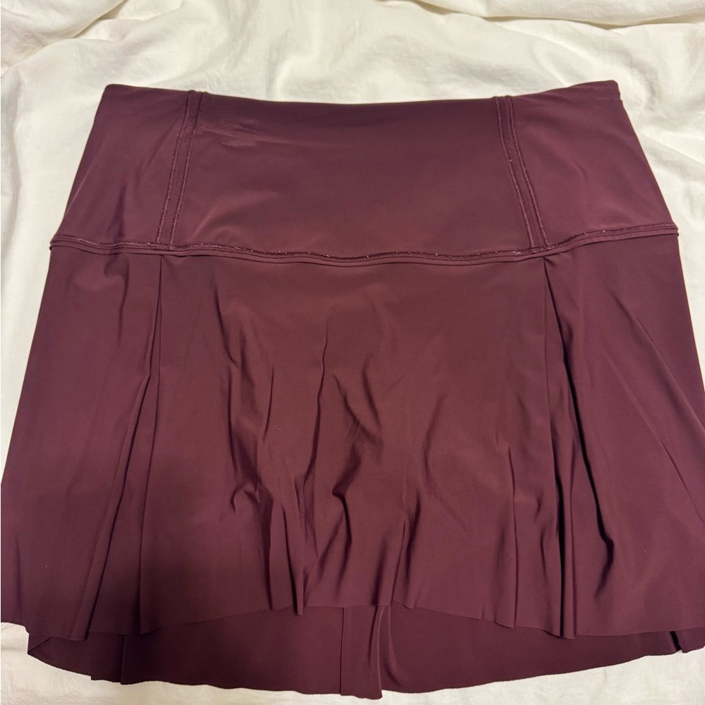 Lululemon Athletic Skirted Shorts in Deep Burgundy